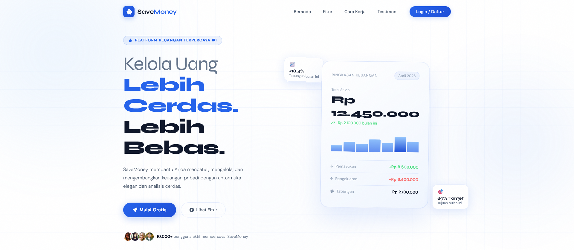 SaveMoney – Aplikasi Manajemen Keuangan Pribadi