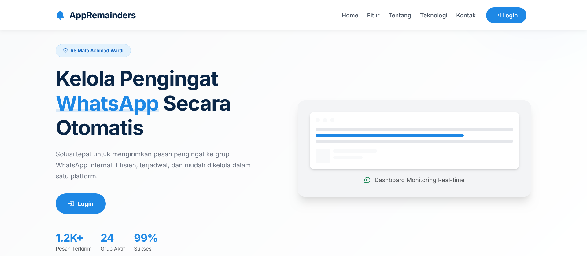 AppRemainders – Sistem Pengingat WhatsApp Otomatis